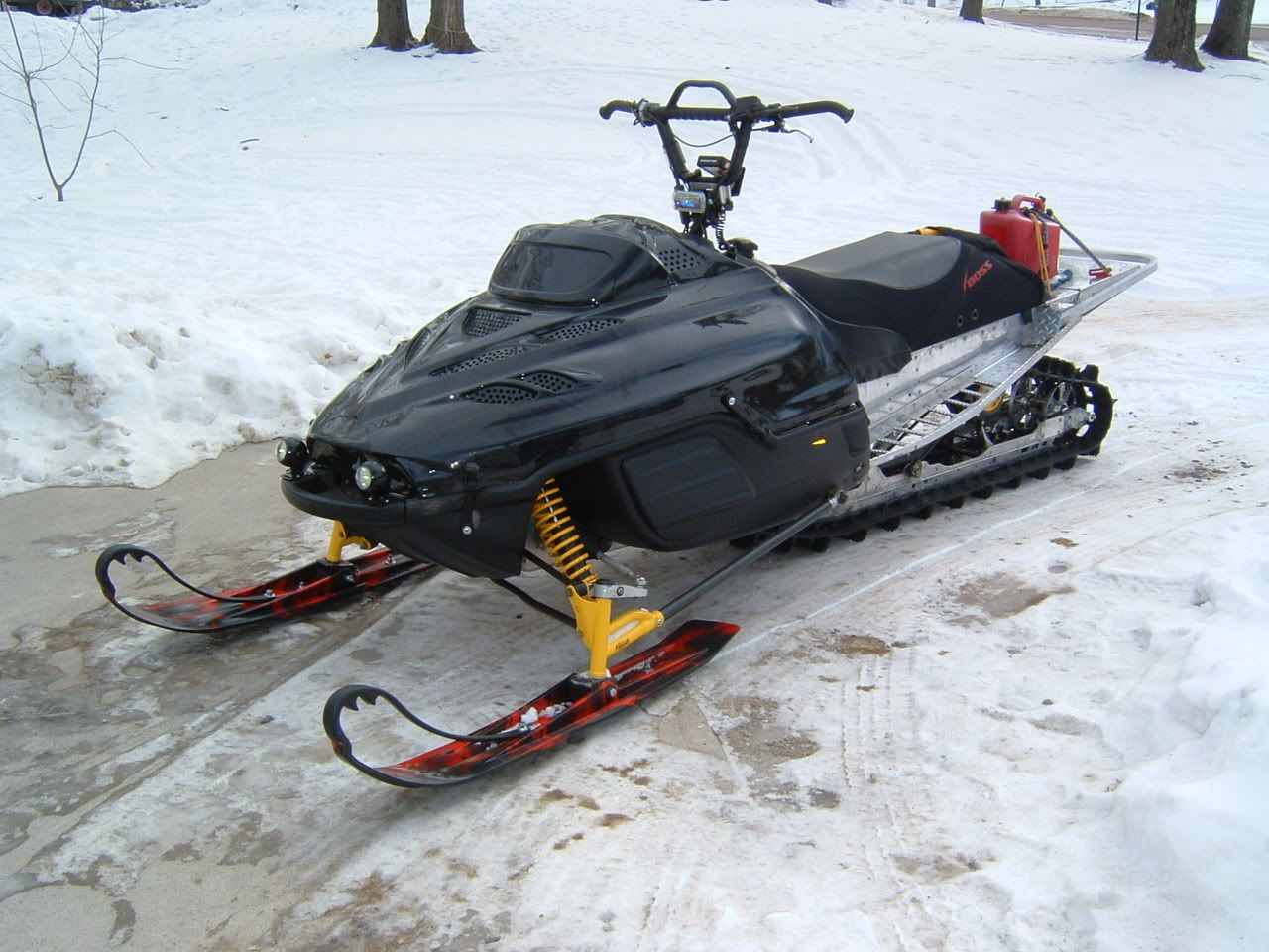 mod　custom 2002 Ski-doo ZX - Dennis Kirk - Sled Build